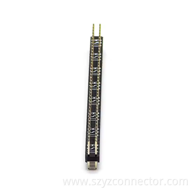 2.54mm Pitch Pin Header Dual Row Straight SQ0.64mm H2.5mm 21P-240P Colour (1)